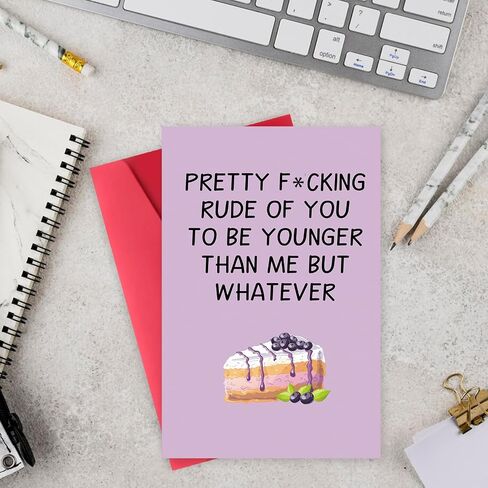 Funny 50th Birthday Card for Men Women, Rude 50th Birthday Gift for Him Her, Cheeky 50 Years Old Birthday Card for Friend in Saudi Arabia