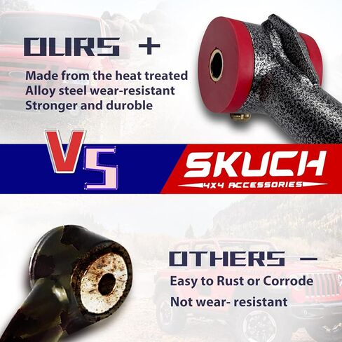 أذرع التحكم العلوية الأمامية لـ 2011-2020 Chevy Silverado 2500HD 3500HD GMC Sierra 2500HD 3500HD، مجموعات تعليق رفع 2-4 بوصة أذرع تحكم قابلة للتعديل مع وصلة كروية قطعتان in Kuwait