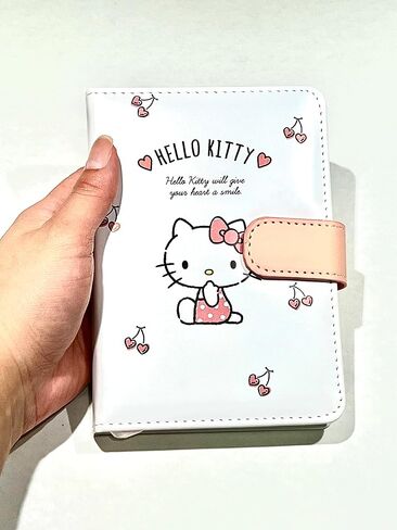 Hello Kitty Notebook, Girls Diary, Cute Pocket Book, Softbound/Soft Cover Notebook & Journal - White and Pink Cherry with Hearts Pocket Book 4.1" x 5.8" x 1.18" Layflat Binding Design. in Saudi Arabia