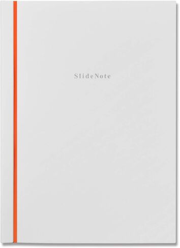 SlideNote made in Tokyo, Japan 2 Functions of Files and Notebooks One-Touch Mechanism Holeless Paper A4 Size Revolutionary Stationery (Dark Gray) in Saudi Arabia