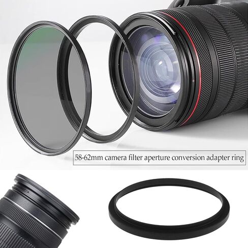49mm to 52mm Camera Filter Ring Camera Filter Adapter Ring Camera Lens Aluminum Alloy Ring Camera Filter Aperture Conversion Ring Camera Filter Accessory in Saudi Arabia