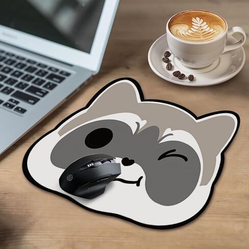 Funny Cute Cat Mouse Pad, Funny Extended Desk Mat, 9.84×9.84in Small Mouse Pad,Keyboard Wrist Rest, Wrist Mousepad, Non-Slip Desk Mat,Waterproof Desk Pad for Home Office Gaming (Cat-small) in Saudi Arabia