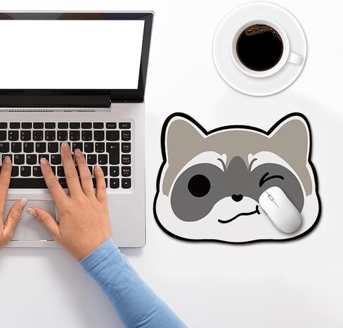 Funny Cute Cat Mouse Pad, Funny Extended Desk Mat, 9.84×9.84in Small Mouse Pad,Keyboard Wrist Rest, Wrist Mousepad, Non-Slip Desk Mat,Waterproof Desk Pad for Home Office Gaming (Cat-small) in Saudi Arabia