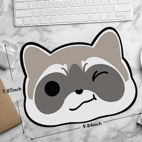 Funny Cute Cat Mouse Pad, Funny Extended Desk Mat, 9.84×9.84in Small Mouse Pad,Keyboard Wrist Rest, Wrist Mousepad, Non-Slip Desk Mat,Waterproof Desk Pad for Home Office Gaming (Cat-small) in Saudi Arabia