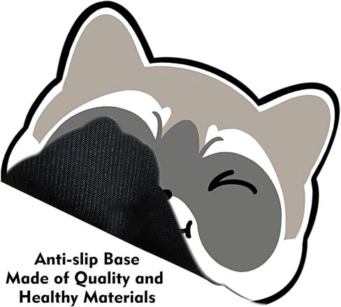 Funny Cute Cat Mouse Pad, Funny Extended Desk Mat, 9.84×9.84in Small Mouse Pad,Keyboard Wrist Rest, Wrist Mousepad, Non-Slip Desk Mat,Waterproof Desk Pad for Home Office Gaming (Cat-small) in Saudi Arabia