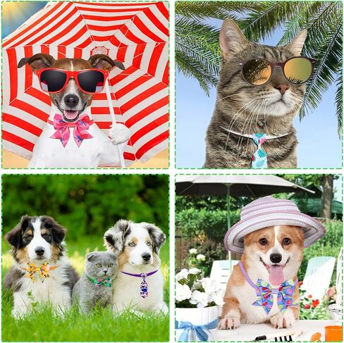 Sanwuta 300 Pcs Dog Bow Tie Collars Bulk for Dogs Adjustable Summer Spring Basic Dog Bowtie Collars for Medium Large Dogs 120 Pet Neck Ties 120 Bowties 60 Bowknot Set for Pet Grooming Accessories in Saudi Arabia