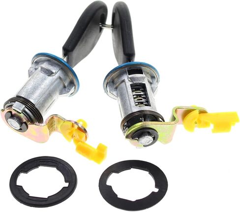 AUTOKAY 2Pcs Left & Right Door Lock Set W/Key Fit for Nissan Pickup Hardbody D21 Navara King Cab Pickup 1986-1998 Models Replace# 80600-01G25 80601-01G25 in Saudi Arabia