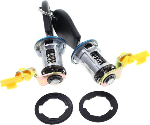 AUTOKAY 2Pcs Left & Right Door Lock Set W/Key Fit for Nissan Pickup Hardbody D21 Navara King Cab Pickup 1986-1998 Models Replace# 80600-01G25 80601-01G25 in Saudi Arabia