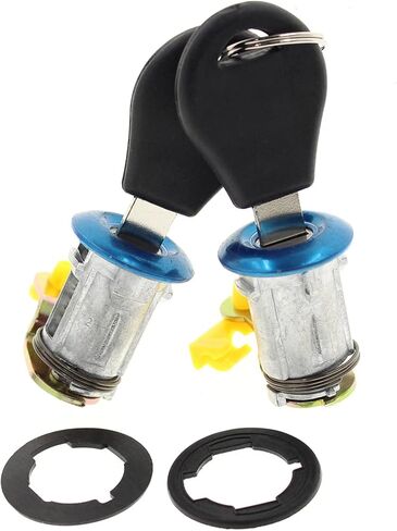 AUTOKAY 2Pcs Left & Right Door Lock Set W/Key Fit for Nissan Pickup Hardbody D21 Navara King Cab Pickup 1986-1998 Models Replace# 80600-01G25 80601-01G25 in Saudi Arabia