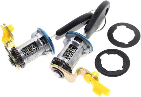 AUTOKAY 2Pcs Left & Right Door Lock Set W/Key Fit for Nissan Pickup Hardbody D21 Navara King Cab Pickup 1986-1998 Models Replace# 80600-01G25 80601-01G25 in Saudi Arabia