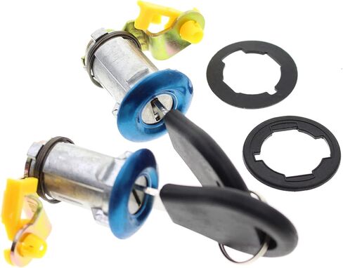 AUTOKAY 2Pcs Left & Right Door Lock Set W/Key Fit for Nissan Pickup Hardbody D21 Navara King Cab Pickup 1986-1998 Models Replace# 80600-01G25 80601-01G25 in Saudi Arabia