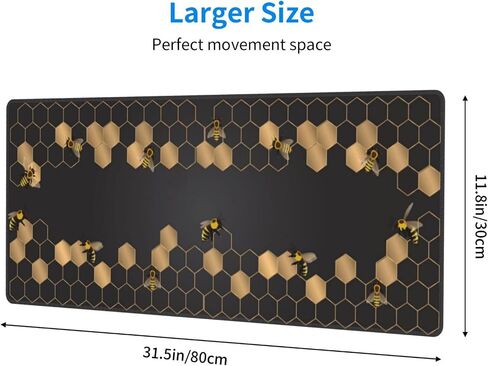 Pug Dog Gaming Mouse Pad Extended Large Mouse Mat 31.5 X 11.8 Inch Nonslip Rubber Base Long Desk Pad Stitched Edges Mousepad Mice Pad for Office Home Game in Saudi Arabia
