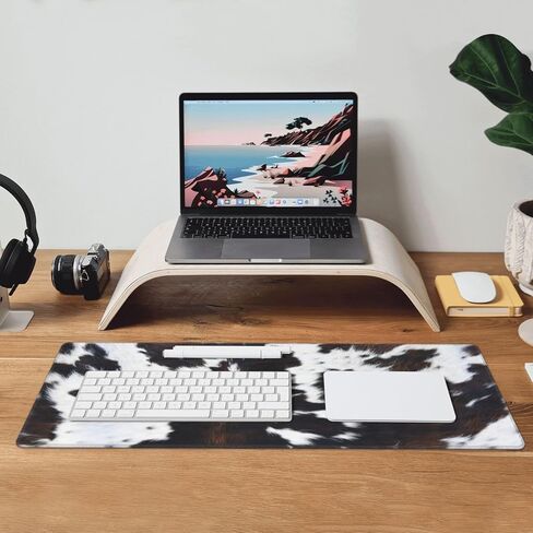 لوحة ماوس للألعاب من Pug Dog، حصيرة ماوس كبيرة ممتدة مقاس 31.5 × 11.8 بوصة، قاعدة مطاطية مضادة للانزلاق، لوحة مكتب طويلة، حواف مخيطة، لوحة ماوس لألعاب المكتب والمنزل in Kuwait