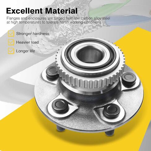 A-Premium 2 x Rear Wheel Bearing and Hub Assembly with ABS Ring & 5-Lug Compatible with Chrysler PT Cruiser 2001-2002 in Saudi Arabia