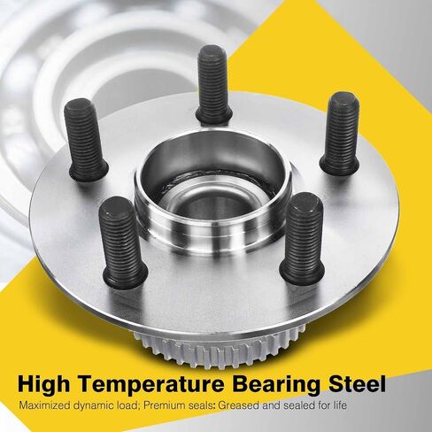A-Premium 2 x Rear Wheel Bearing and Hub Assembly with ABS Ring & 5-Lug Compatible with Chrysler PT Cruiser 2001-2002 in Saudi Arabia