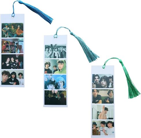 3 قطعة علامة كتب ستورنيولو المضحكة ثلاثية التوائم المشجعين هدايا القراء هدايا 2x6 في علامة مرجعية ورقية مزدوجة الجانب Ptinted موسيقى البوب ​​الإشارات المرجعية in Kuwait