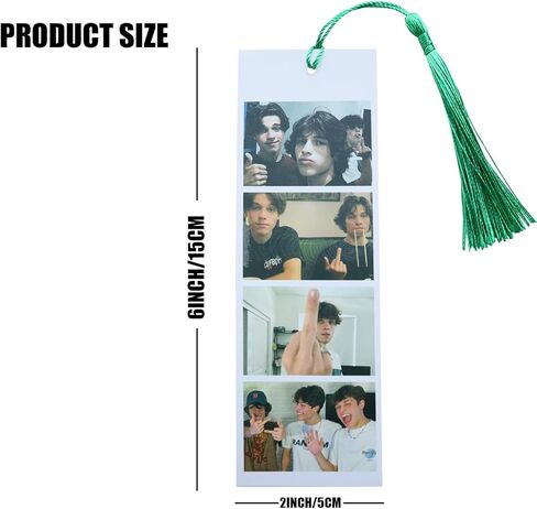 3 قطعة علامة كتب ستورنيولو المضحكة ثلاثية التوائم المشجعين هدايا القراء هدايا 2x6 في علامة مرجعية ورقية مزدوجة الجانب Ptinted موسيقى البوب ​​الإشارات المرجعية in Kuwait