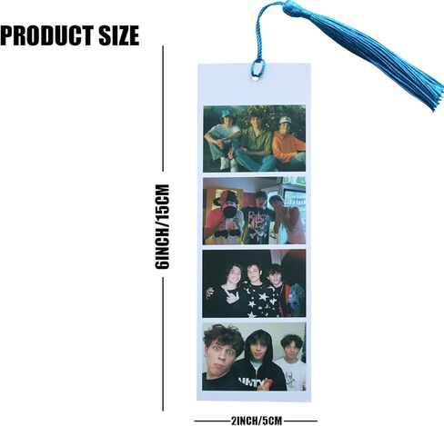 3 قطعة علامة كتب ستورنيولو المضحكة ثلاثية التوائم المشجعين هدايا القراء هدايا 2x6 في علامة مرجعية ورقية مزدوجة الجانب Ptinted موسيقى البوب ​​الإشارات المرجعية in Kuwait