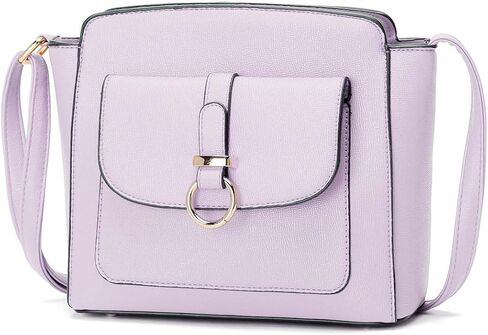 LA TERRE Lightweight Medium Crossbody Bags for Women, Small Crossbody Handbags Vegan Leather Shoulder Bag Purses in Kuwait
