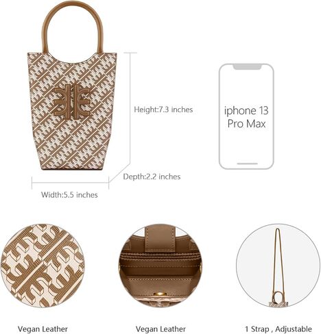 JW PEI FEI Mini Phone Crossbody Bag Women Leather little Trendy Purse 90s Shoulder Handbags in Saudi Arabia