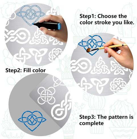 GORGECRAFT 5.5 x 7.5 Mushroom Stencils Metal Journal Stainless Steel Cutting Dies Stencil Reusable Star Moon Twig Template for Wood Carving DIY Scrapbooking Photo Album Decorative Embossing DIY in Saudi Arabia