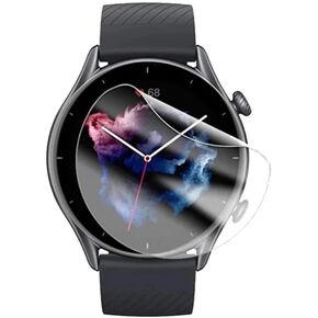 5Pcs Hydrogel Screen Protector for Amazfit Active Edge 1.32" Smartwatch Soft HD Clear TPU Film Touch Sensitive, Self-Healing, Anti-Scratch, Ultra-Thin, Easy Installation
