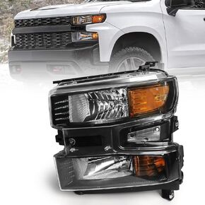 Huray Halogen Headlight Assembly for Chevy Silverado 2019 2020 2021 1500 [Only for Halogen Version] Factory Halogen Head Lamp for Chevy Silverado Accessories (Passenger Side)