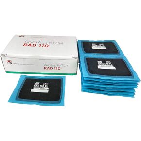 Rema Tip Top RAD110 Radial Tire Patches – 2" x 2-3/4" Self-Vulcanizing Flat Tire Universal Repair Patches – 20 Count