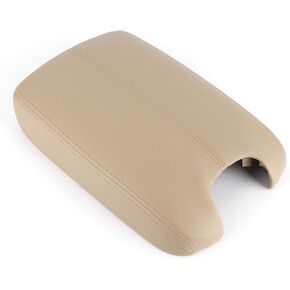 KIMISS Console Armrest Lid Cover,Center Console Lid Armrest Cover Trim Direct Replacement Fit for Honda Accord 2008 ‑ 2012(Beige)