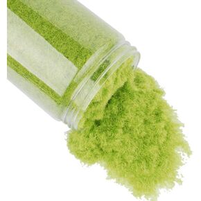 NWFashion 90G Dress Tree Flower Static Grass Dressing Scatter Flock for Miniatures Model (Grass Green)