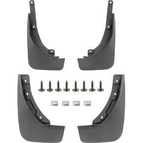 BOXI Set of 4 Front and Rear Side Mud Flaps Splash Guards Fit for Ford Escape 2020 2021 Sport Utility Mud Guard Set (Not fit for ST-Line Model, Titanium Model Only)