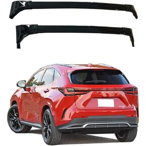 ROKIOTOEX Roof Rack Crossbars Fit for Lexu-s 2022 2023 2024 NX Flush Side Rails, Cross Bars for Rooftop Cargo Box Luggage, Ski Board, Bike Carrier – Gloss Black