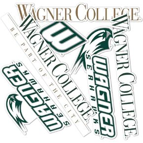 Desert Cactus Wagner College WC Seahawks Stickers Vinyl Decals Laptop Water Bottle Car Scrapbook T2 (Type 2)