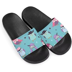 شباشب صيفية بنمط حيوانات لطيفة للنساء والأطفال، نعل ناعم غير قابل للانزلاق مفتوح عند الأصابع صندل منزلق in Kuwait