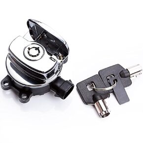 Ignition Switch for 11-17 Harley-Davidson Dyna Softail Fat Bob Road King 71517-11 (Black)