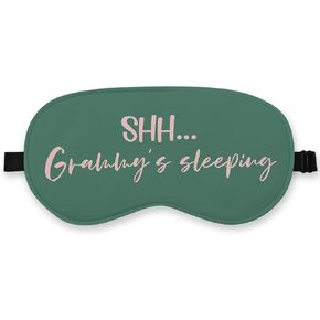 Mommy's Charging Silk Eye Mask for Sleeping, Funny Gift for Pregnant Wife, Blindfold Adjustable Strap Night Sleep Mask for New Mom, Airplane Travel Nap, Mothers Day Gifts Sleeping Mask Eye Cover