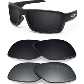 BLAZERBUCK Polarized Replacement Lenses for Oakley Double Edge OO9380-2 Pairs
