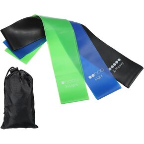 PATIKIL Resistance Bands Set, Elastic Workout Bands with 3 Resistance Levels, Towel Bands for Beach Chairs Cruise in Saudi Arabia