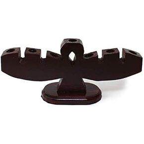 Ankh Kwanzaa Kinara Candle Handmade Wooden Holder