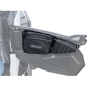 أكياس باب SuperATV لـ Polaris RZR S 900/4 900 / XP 1000 / XP 4 1000 / S 1000 / Turbo / 4 Turbo/Turbo S / 4 Turbo S - جوانب السائق والراكب (زوج واحد) - للاستخدام مع أبواب المخزون