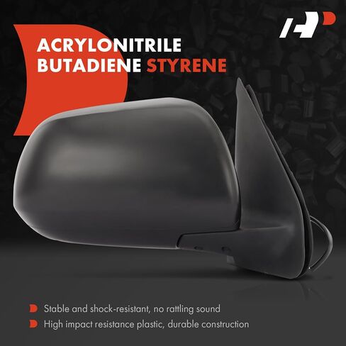 A-Premium Passenger Side Power Door Mirror - Compatible with Toyota Tacoma 2012 2013 2014 2015 - Non-Heated Manual Folding Black Outside Rear View Mirror - Replace# 8791004201 in Saudi Arabia