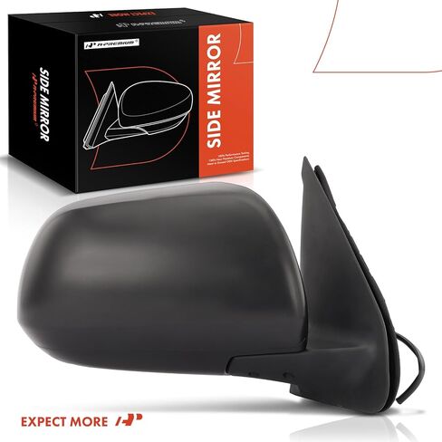 A-Premium Passenger Side Power Door Mirror - Compatible with Toyota Tacoma 2012 2013 2014 2015 - Non-Heated Manual Folding Black Outside Rear View Mirror - Replace# 8791004201 in Saudi Arabia
