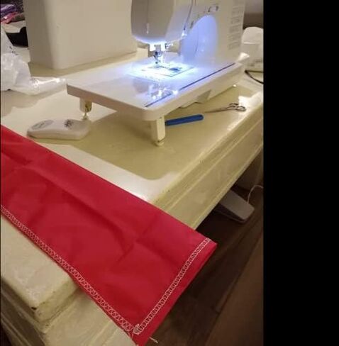 Rose Flavor Nylon Ribstop Waterproof Fabric 1.7OZ 70D 58“ by 3 Yards(Sky Blue) in Saudi Arabia