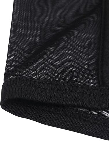 SweatyRocks Men's Sheer Mesh Mid Rise Breathable Boxer Briefs Underwear in Saudi Arabia