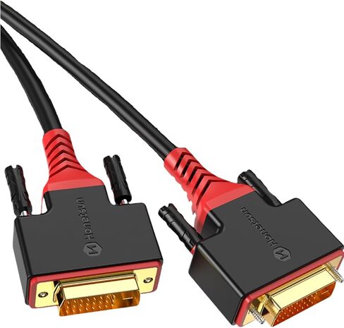 26.24 Feet DVI to DVI Cable Adapter OD 8.0- Male DVI-D Dual Link to Male DVI-D Dual Link - Cable Converter Supports Monitor, PC, TV, Gaming, Projector - 1080p Full HD 60Hz in Saudi Arabia