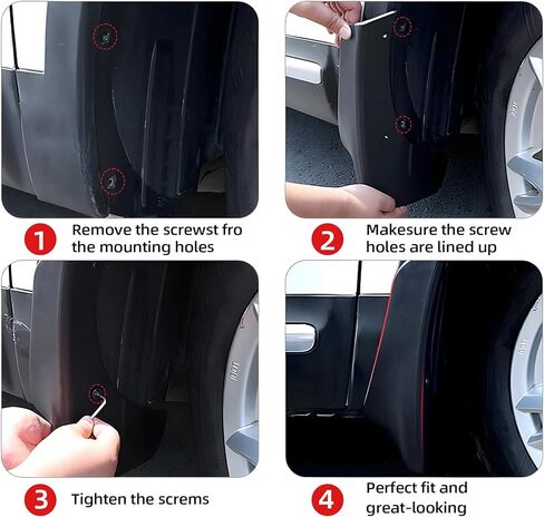 Mud Flaps Compatible with Dodge ram 1500 2019 2022 2021 2022 2023 with OEM Fender Flares No Drilling Required Mudflaps Accessories in Saudi Arabia
