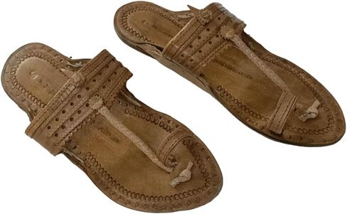 Genuine Leather Kolhapuri Chappals For Women | Leather Slippers Flats For Women | Thong Sandals For Women | Stylish & Comfortable Ethinicwear in Saudi Arabia
