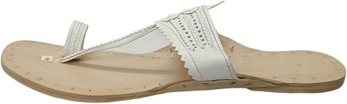 Genuine Leather Kolhapuri Slipper Chappals For Women | Leather Sandals Flats For Women |Stylish Ethinicwear For Women in Saudi Arabia
