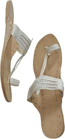 Genuine Leather Kolhapuri Slipper Chappals For Women | Leather Sandals Flats For Women |Stylish Ethinicwear For Women in Saudi Arabia