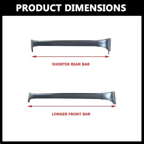 ROKIOTOEX Roof Rack Crossbars Fit for Lexu-s 2022 2023 2024 NX Flush Side Rails, Cross Bars for Rooftop Cargo Box Luggage, Ski Board, Bike Carrier – Gloss Black in Saudi Arabia